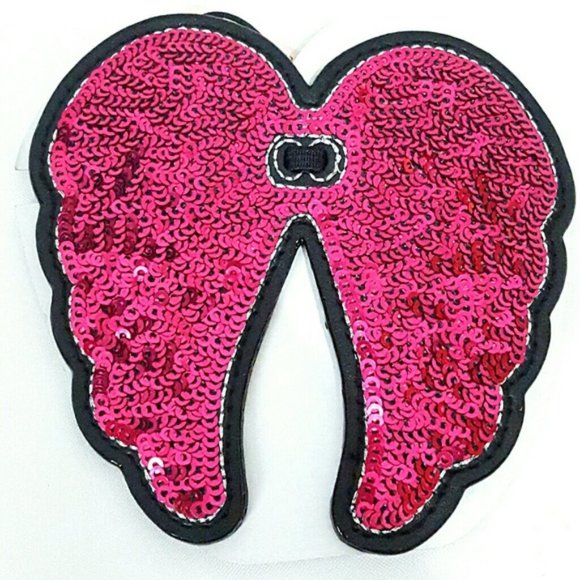 Victoria's Secret Accessories - Victoria's Secret Angel Wings Hair Tie Pink Sequins